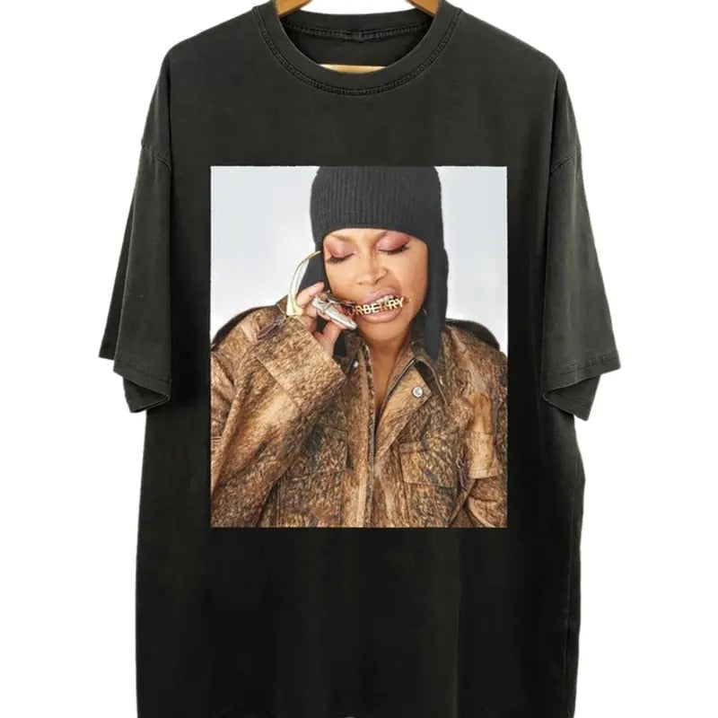 Erykah Badu 2024 Tshirt, 90s Erykah music T-shirt Gift for Men, Women Unisex T shirt Cotton Fabric