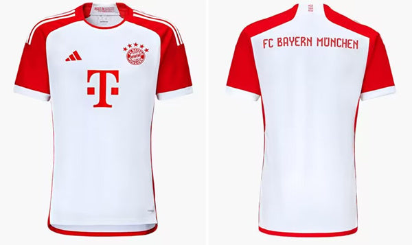 FC Bayern München White 2023 24 Home Soccer Jersey