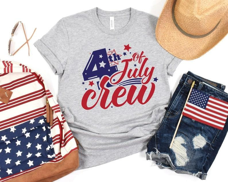 Family 4th Of July, Fourth Of July Crew, Independence Day, 4th Of July Crew, Family Matching Shirt, Patriotic T-Shirt...