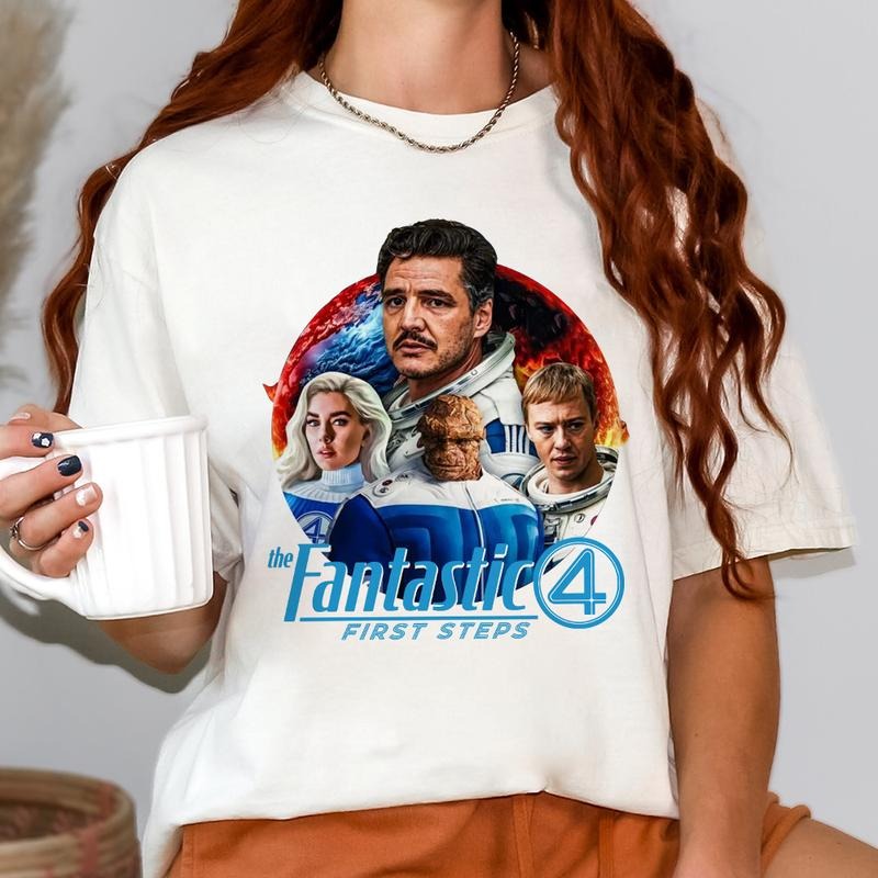 Fantastic 4 First Steps T-Shirt, Movie Sweatshirt Hoodie | InkThreadWorks.com