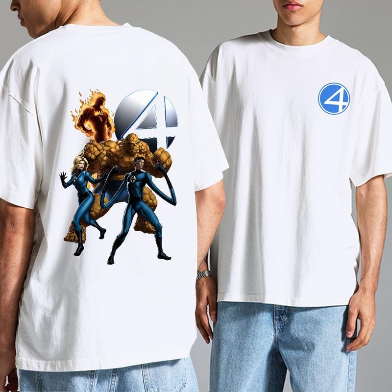 Fantastic Four Shirt, Superhero T-Shirt, Fantastic 4 Tee, Mar Studio Superhero Tee Hoodie, Sweatshirt | InkThreadWorks.com