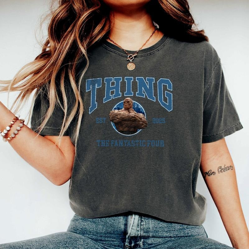 Fantastic Four The Thing Shirt Tee 2025, The Fantastic Four First Steps T-Shirt, Avengers Superhero Studio Shir
