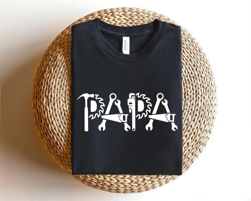 Father's Day Gifts Funny Papa Birthday T Shirt Hoodie Sweater fixer Of Things Shirtpapa Tools Shirtpapa Shirtpapa Can Fix It Tool Box Shirtfather's Day Shirtgift For Papa