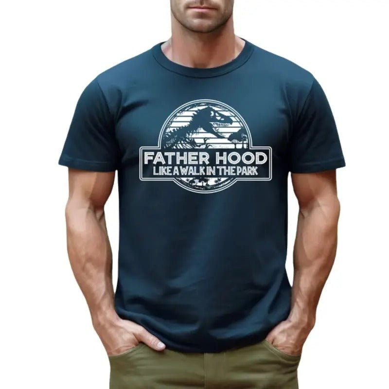 Fatherhood Like a Walk in the Park Shirt, Father's Day Gift T-Shirt Hoodie, Sweatshirt | InkThreadWorks.com