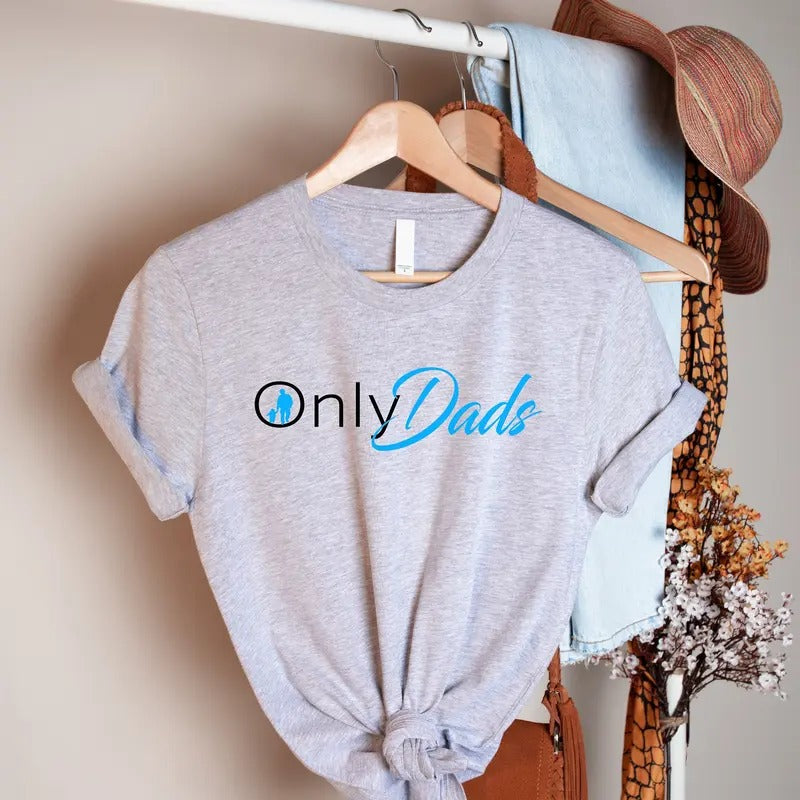 Fathers Day Shirt, Only Dads Funny Dad Shirt, Fathers Day Gift Fabric Menswear Hoodie, Sweatshirt | InkThreadWorks.com