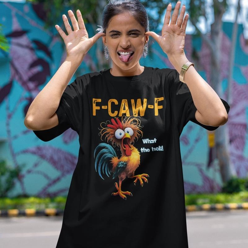 Fcawf What The Heli Shirt, Funny Chicken Hoodie, Fcawf Rooster Tee Sweatshirt | InkThreadWorks.com