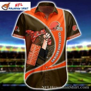 Field Day Fanfare - Cleveland Browns Animated Aloha Shirt