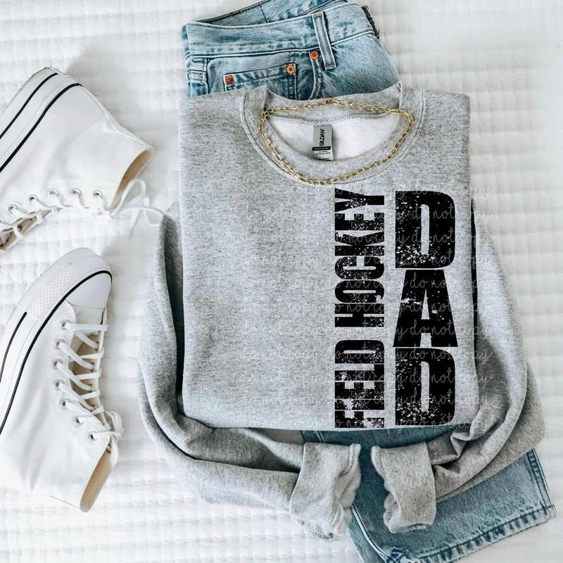 Field Hockey Dad DTF Transfers - THIS IS NOT A SHIRT Hoodie, Sweatshirt | InkThreadWorks.com