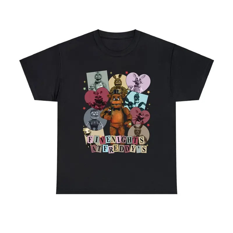 Five Nights At Freddy's Spooky Gamer T-Shirt Halloween Costume Tee Unisex Cotton Tshirt Hoodie, Sweatshirt