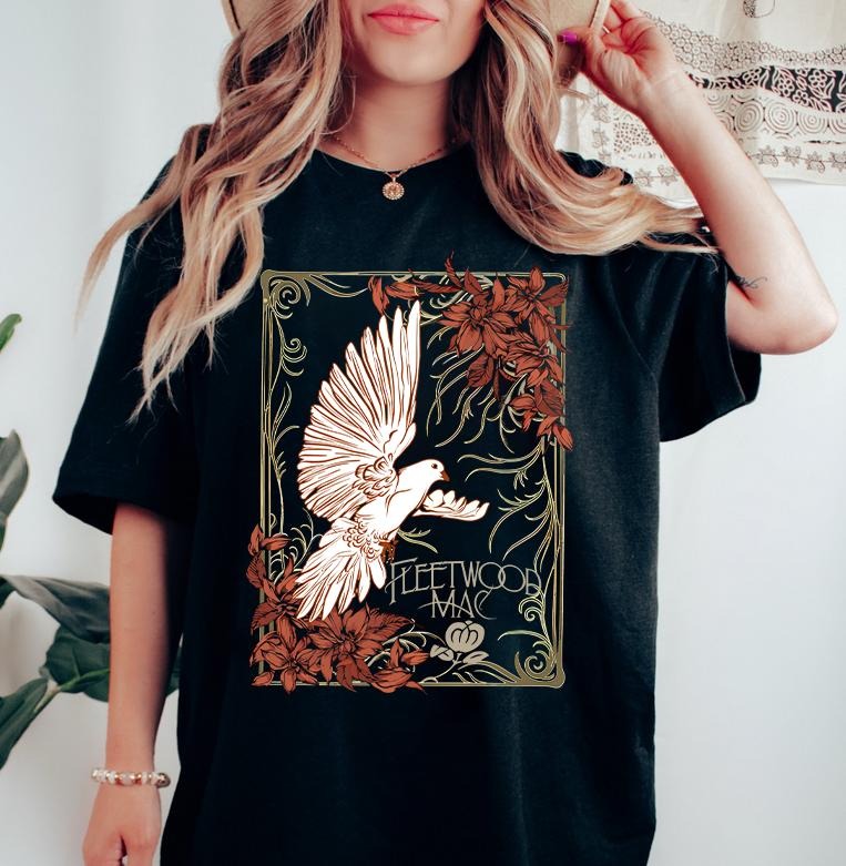 Fleetwood Mac Dove Shirt Sweatshirt Hoodie, Vintage Fleetwood Mac Band Shirt, Stevie Nicks Sisters Of The Moon Shirt, Fleetwood Mac Tour Gift Shirt