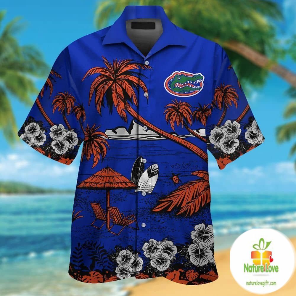 Florida Gators Hawaiian Shirt Short Sleeve Aloha Button Up VER05