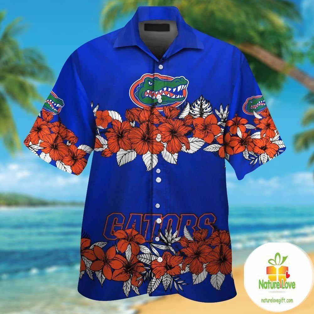 Florida Gators Hawaiian Shirt Short Sleeve Aloha Button Up VER08