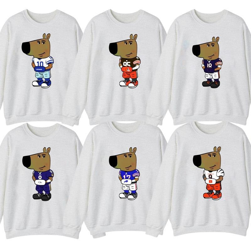 Football Just a Chill Guy All Team Football Sweatshirt, Vintage Football Sweatshirt T-Shirts, Hoodie | InkThreadWorks.com