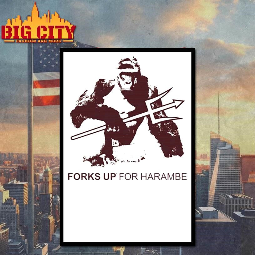 Forks Up For Harambe Shirt
