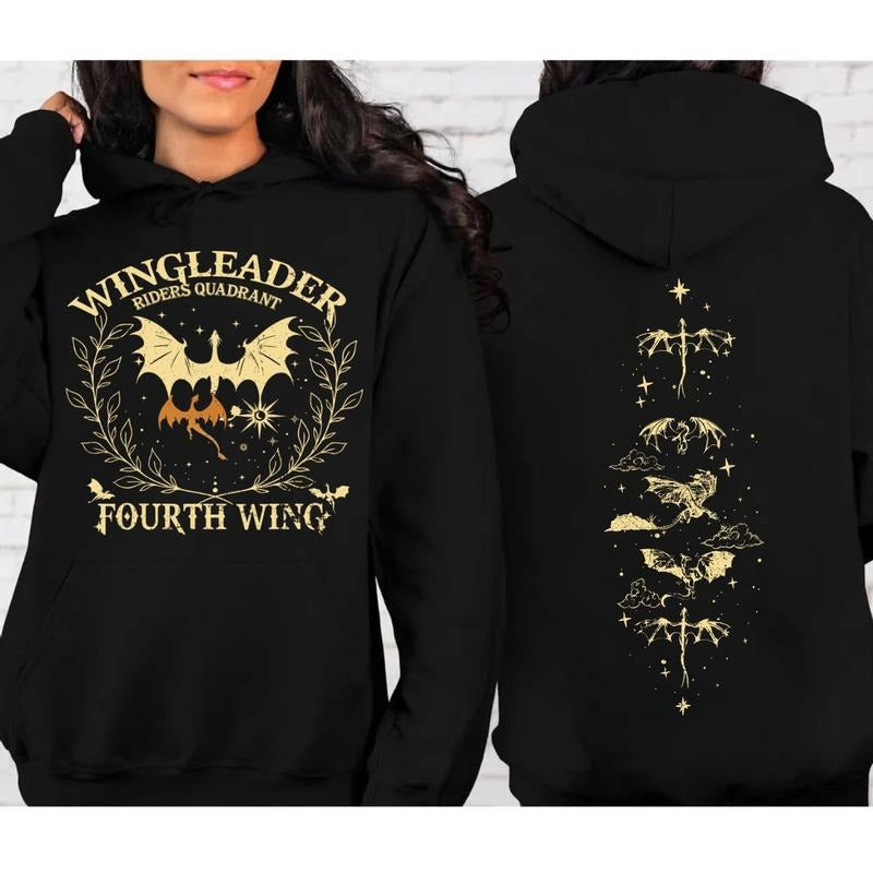 Fourth Wing Basgiath War College Shirt, Xaden Riorson Riders Quadrant Sweatshirt Dragon Rider Hoodie, Unisex Sweater...