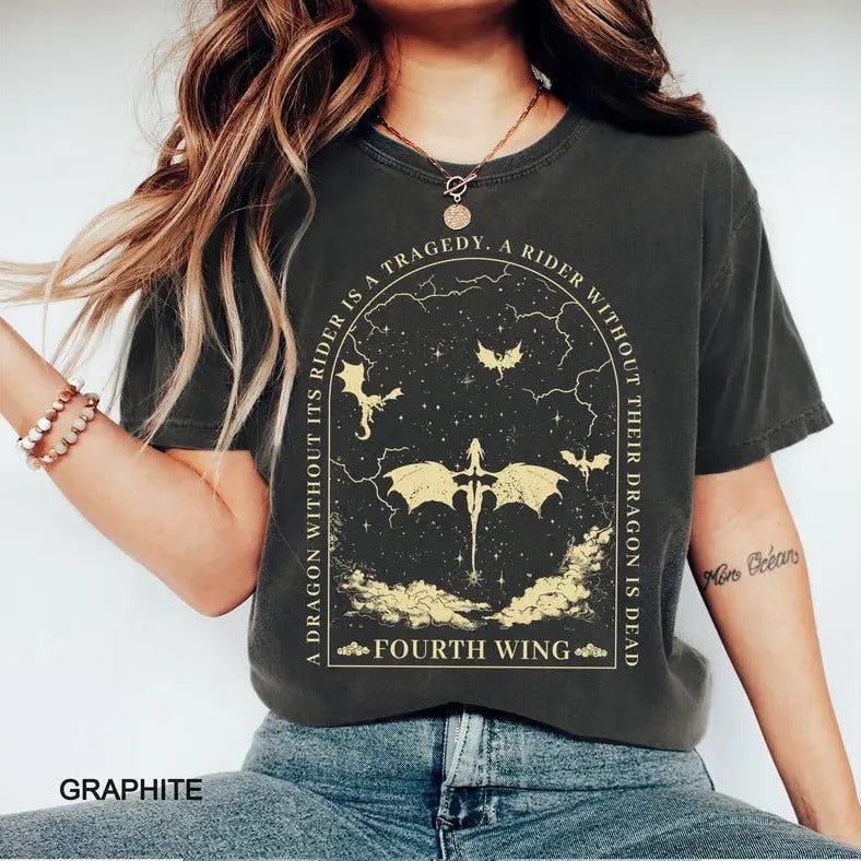 Fourth Wing Shirt, Basgiath War College t-shirt, Violet Sorrengail, Bookish Shirt, Xaden Riorson, Gifts For Readers,...