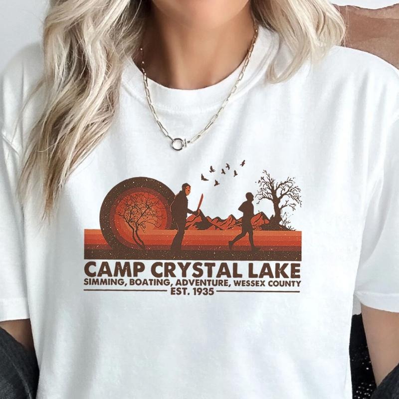 Friday 13th Movie Shirt Jason Voorhees Fan Camp Crystal Lake Camping Swimming Boating Adventure Wessex Count Shirt Horror Halloween Shirt