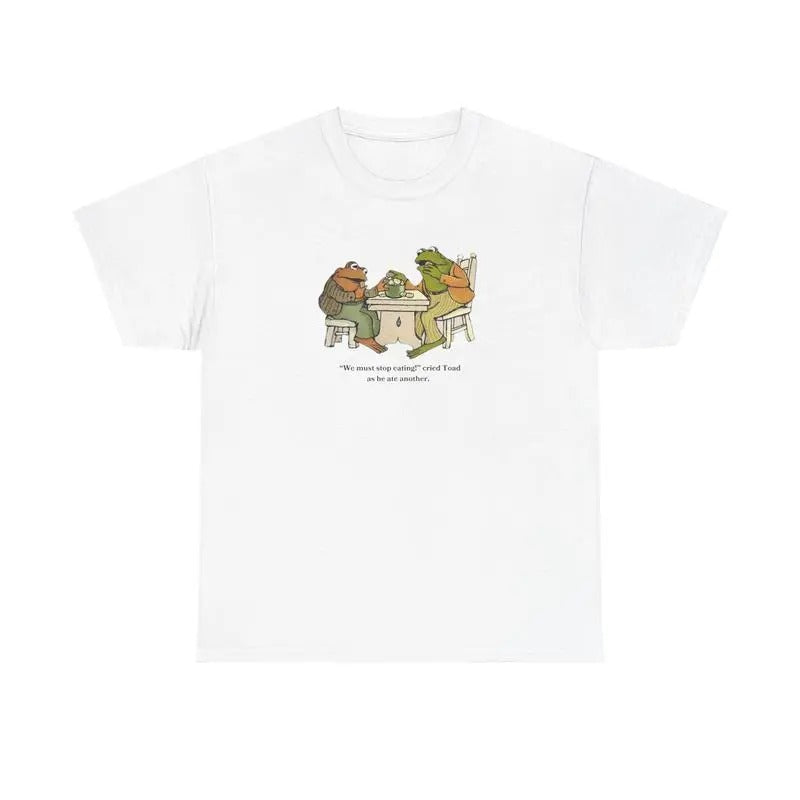 Frog And Toad Foodie Shirt, Funny T-shirt, Cute T-shirt, Gift For Women and Man Unisex, Top Womenswear