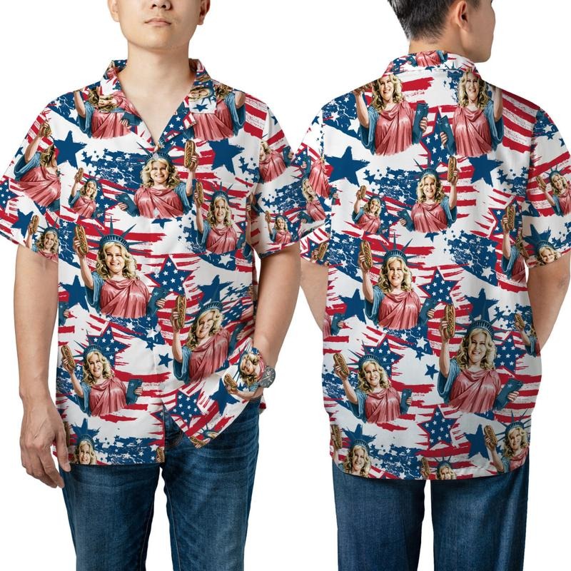 Funny 4th Of July 3D Beach Hawaiian 2025 Summer Shirt, You Look Like The 4th Of July shirt, Hawaiian Shirt