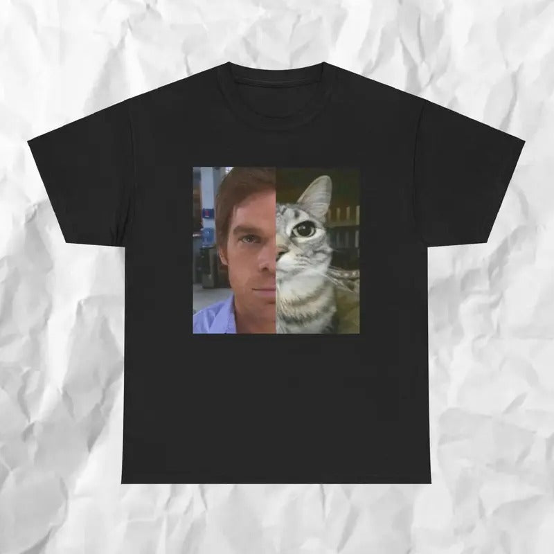 Funny Cat Meme Shirt, Unisex Heavy Cotton T-Shirt, TV Show Fan Tee Hoodie, Sweatshirt | InkThreadWorks.com