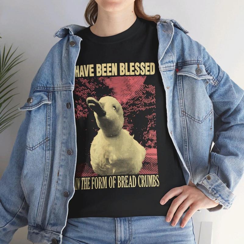 Funny Meme Shirt, I Have Been Blessed Duck Shirt, Funny Graphic Tee, Quirky And Humorous Quote Design Merch