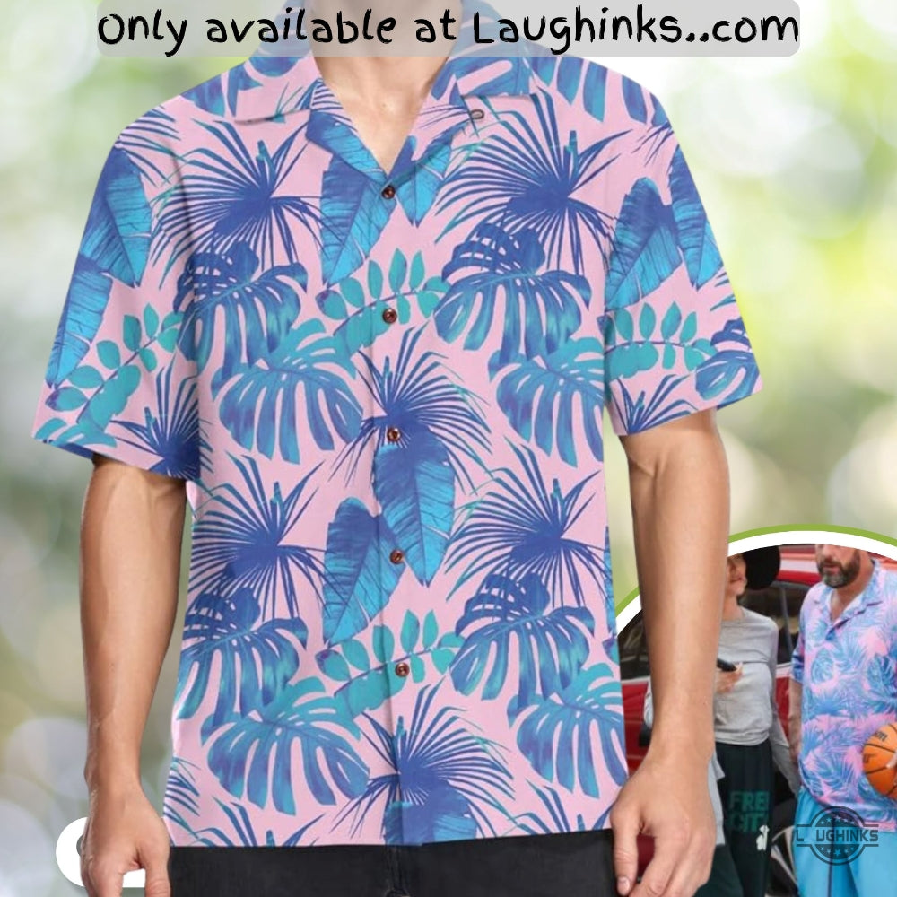 Funny Palm Banana Leaf Adam Sandler Outfit Hawaiian Shirt