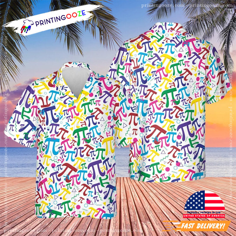 Funny Pi Day Hawaiian Shirt