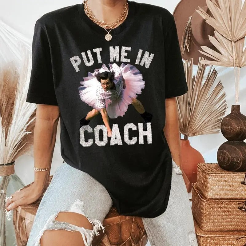 Funny Put Me in Coach Jim Carey Tshirt Sweatshirt Hoodie, tshirt best selling 2025 | InkThreadWorks.com