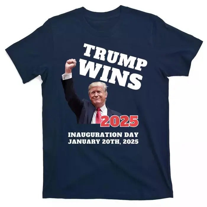 Funny Trump Wins 2025 Inauguration Day Crew Liberal Tears T-Shirt