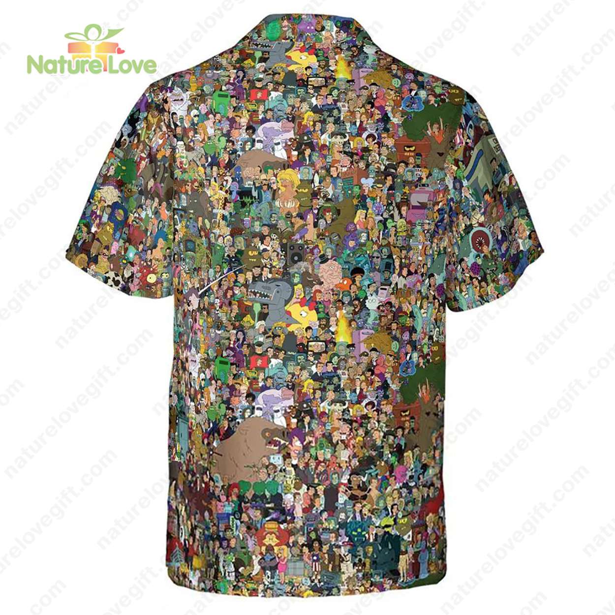 Futurama Comics Characters Hawaiian Shirt Futurama Shirts