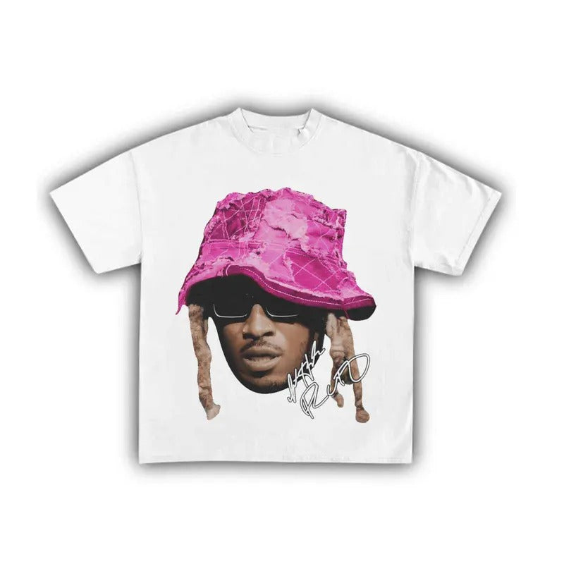 Future Big Face Pink Bucket Graphic Tee
