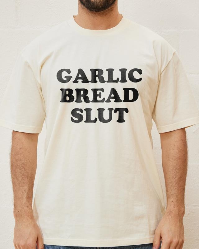 GARLIC BREAD SLUT T-SHIRT, Men Summer Fashion Cotton, Cotton Menswear, S to 3XL Soft Top Hoodie, Sweatshirt