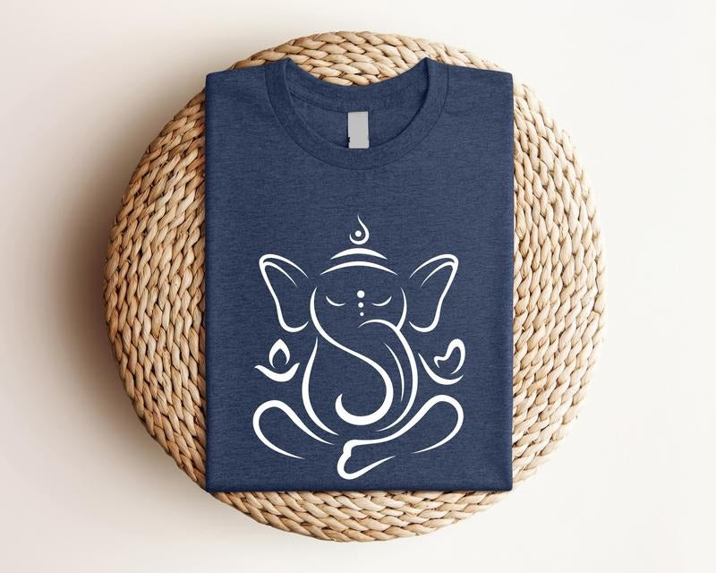 Ganesha Elephant Shirt, Mandala Animal T-Shirt, Elephant Lover Gift Tee, Indian Meditation Birthday Gift Shirt, Unisex...