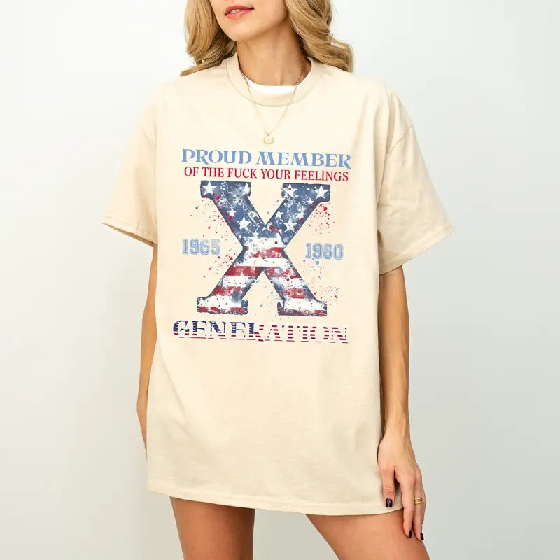 Gen X 4th Of July T-Shirt, Funny Generation X Shirt, Independence Day Shirt Hoodie, Sweatshirt | InkThreadWorks.com