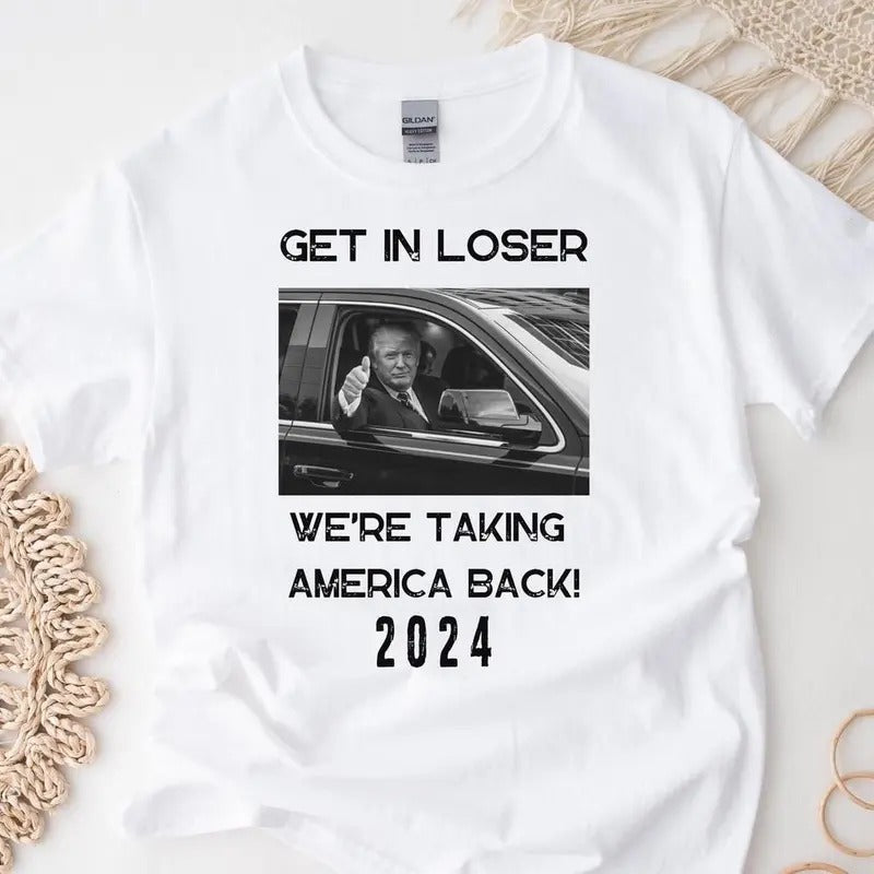 Get In Loser Shirt, Get In Loser Shirt best selling 2024, shirt hot tiktok 2024 Hoodie, Sweatshirt | InkThreadWorks.com