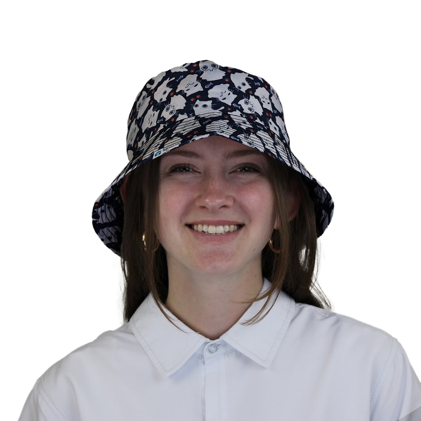 Ghost Cats Bucket Hat