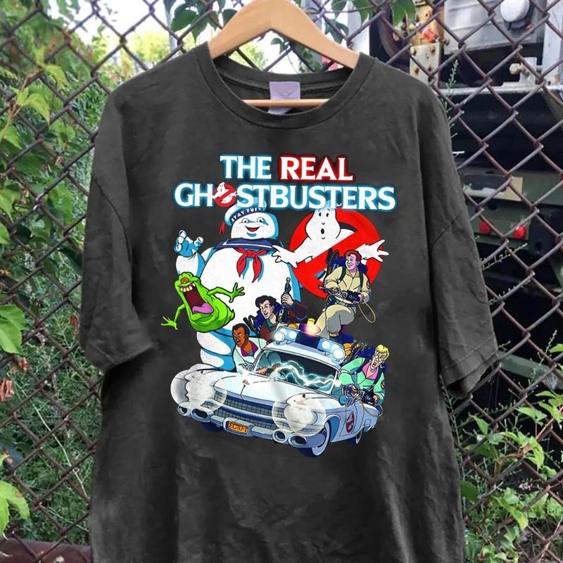 Ghostbusters 80s Vintage T-Shirt, Ghostbusters Cartoon Halloween Shirts, 80s Halloween Shirt, Scary Cartoon Movie Tee