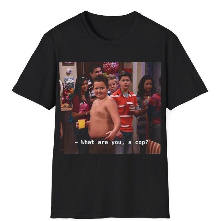 Gibby What Are You A Cop Unisex T-Shirt, Gibby Adult Casual Tee Shirt Hoodie, Sweatshirt | InkThreadWorks.com
