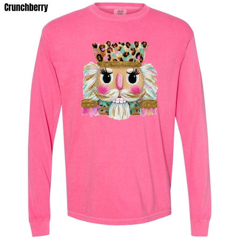 Glamorous Nutcracker Comfort Colors Long Sleeve T-Shirt 'NLB' Hoodie, Sweatshirt | InkThreadWorks.com