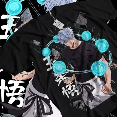 Gojo Satoru T-Shirt Megumi Itadori Yuji Jujutsu Kaisen Sukuna Horror Gift Shirt Hoodie, Sweatshirt | InkThreadWorks.com