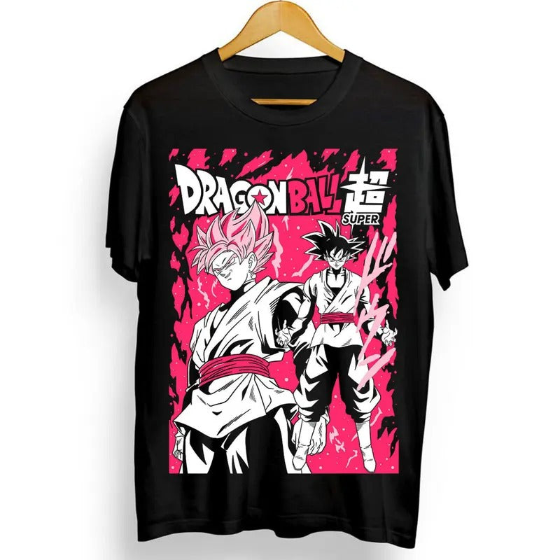 Goku T-Shirt Dragon Ball Z Goku Super Saiyan Anime Black and White All Size