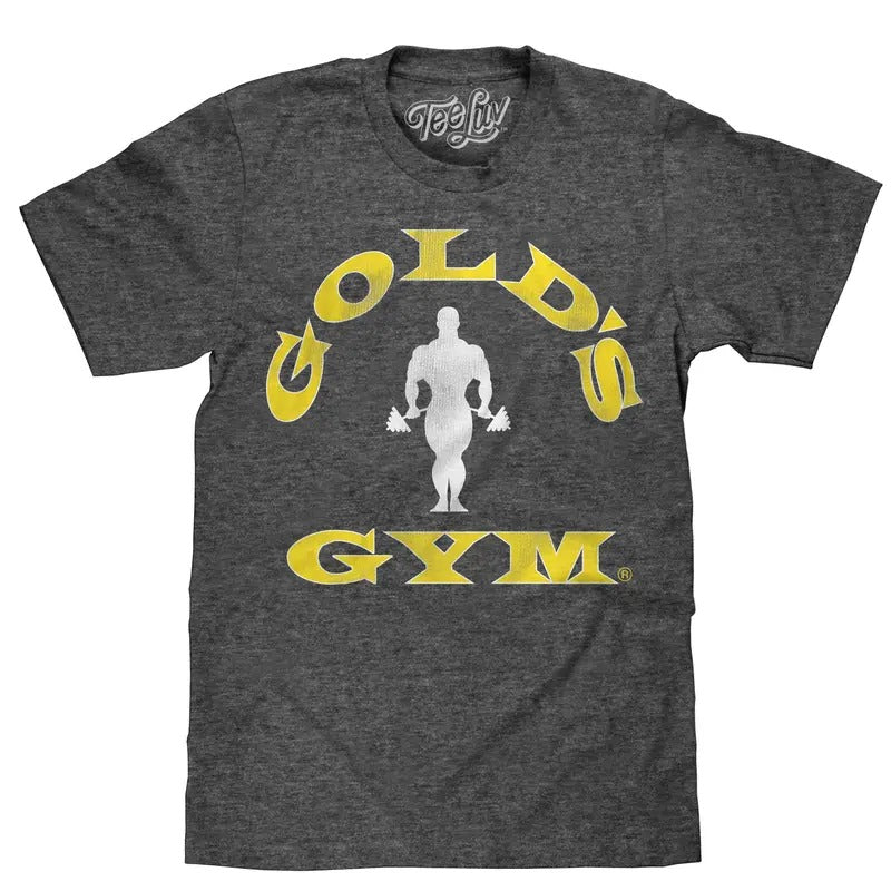 Gold's Gym Strongman Logo T-Shirt - Gray Hoodie, Sweatshirt | InkThreadWorks.com