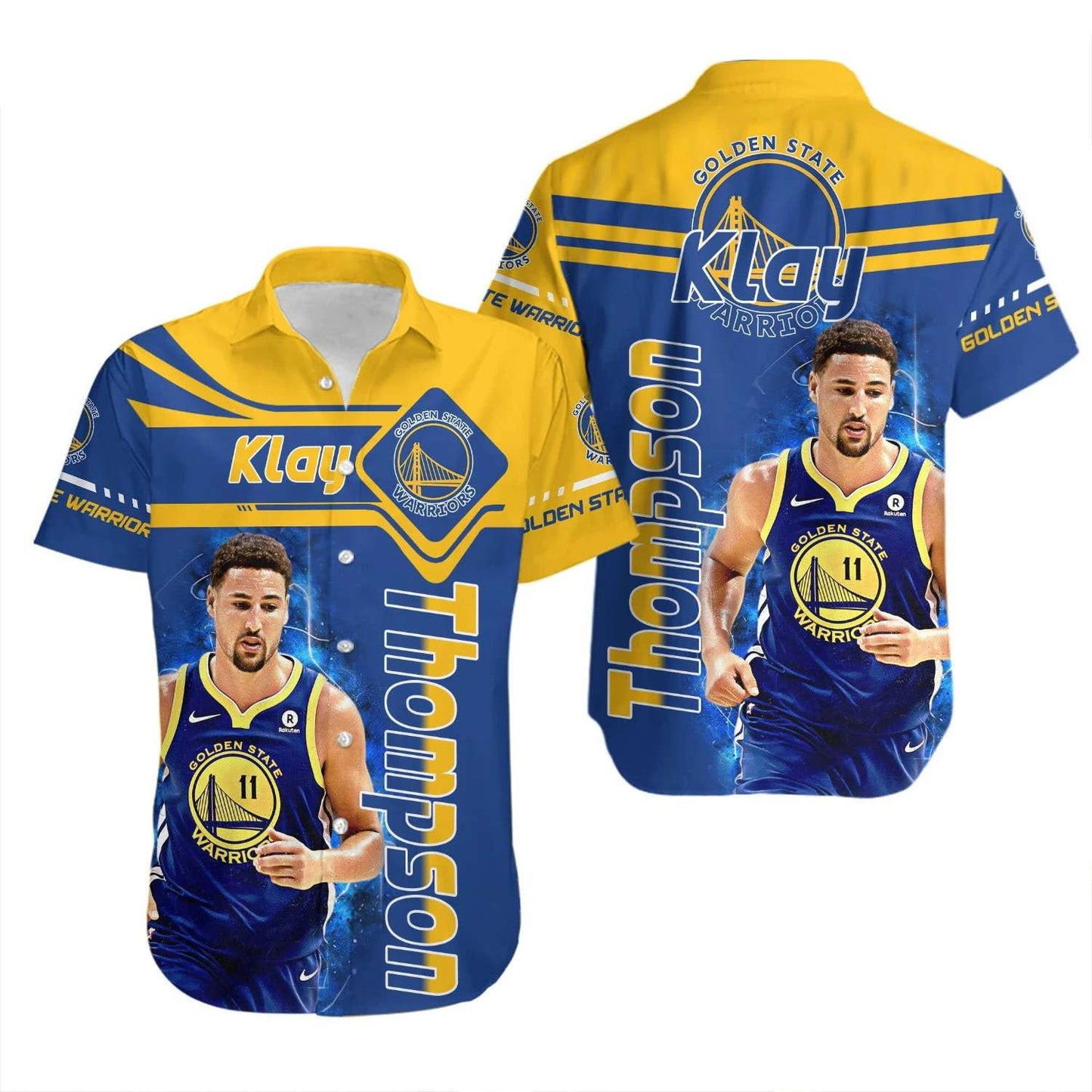 Golden State Warriors Klay Thompson Hawaiian Shirt NBA Gifts