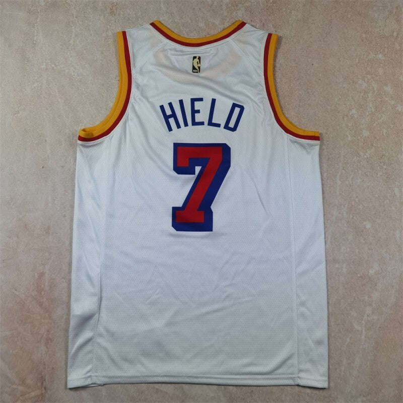 Golden State Warriors #7 Buddy Hield Hot Press Warriors 7 Classic White s-xxl Style 1