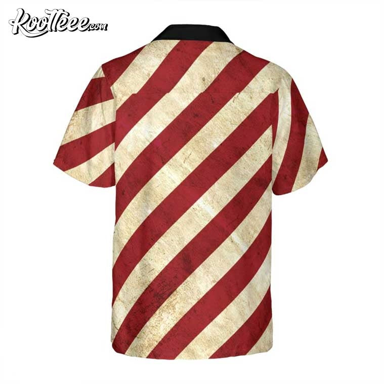 Golf American Flag Vintage Hawaiian Shirt