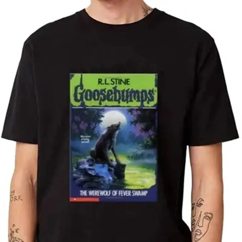 Goosebumps Shirt, Nightmare Halloween Werewolf Fever Swamp Shirt, RLStine Shirt, Halloween Movies One Day At Land Shirt