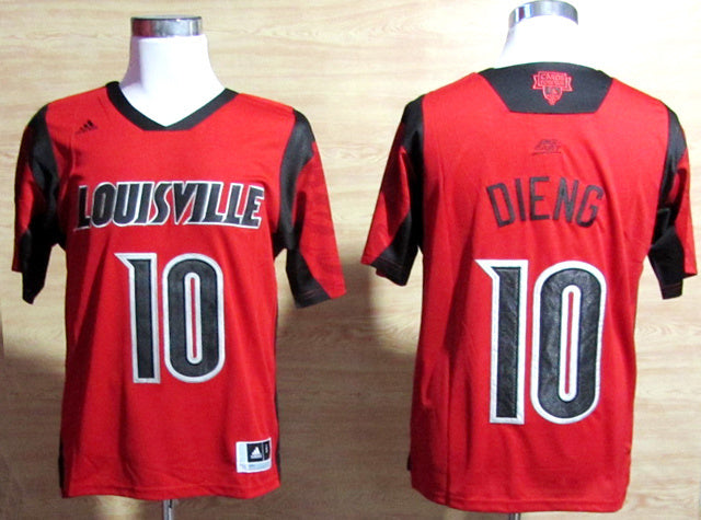 Gorgui Dieng #10 Red Big East Logo