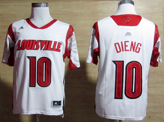 Gorgui Dieng #10 White Big East Logo