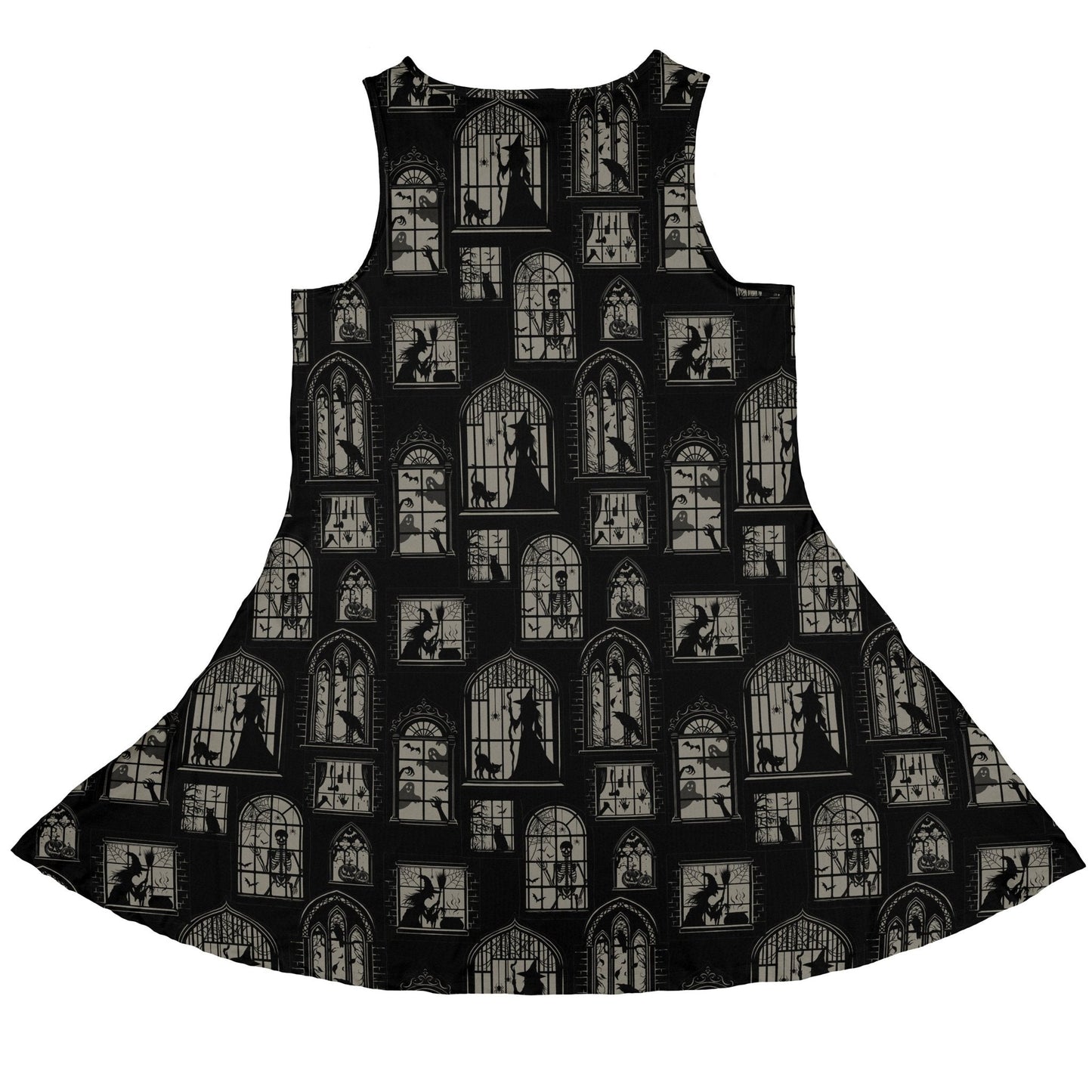 Gothic Windows Sleeveless Dress