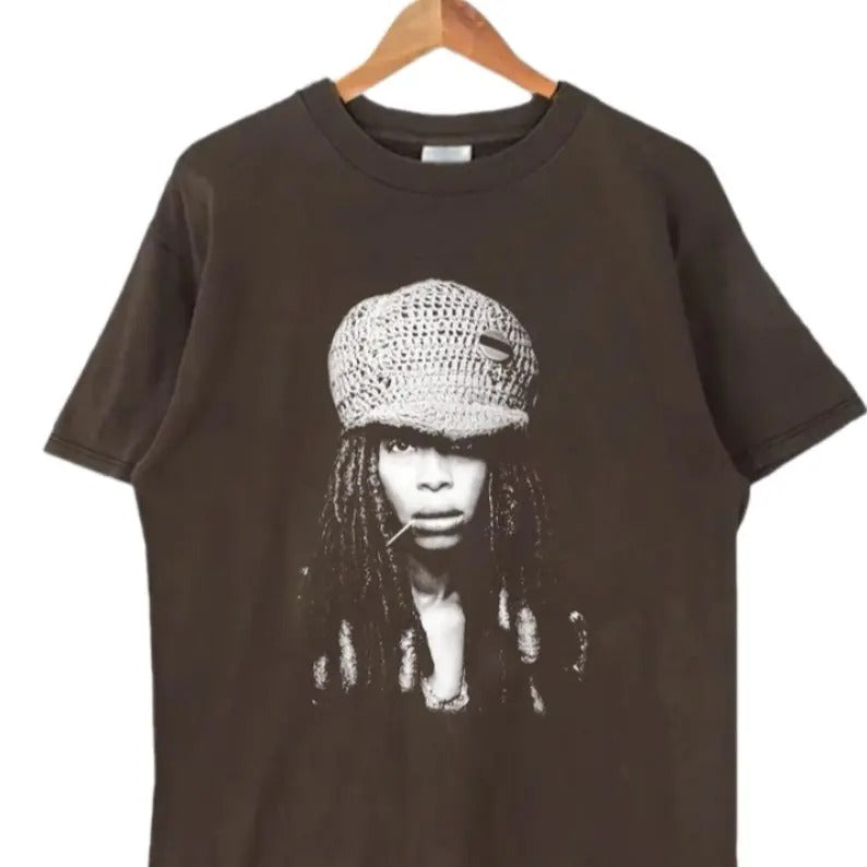 Graphic Erykah Badu Shirt, Erykah Badu Music Rock Fashion Shirt, Erykah Gift For Men Women